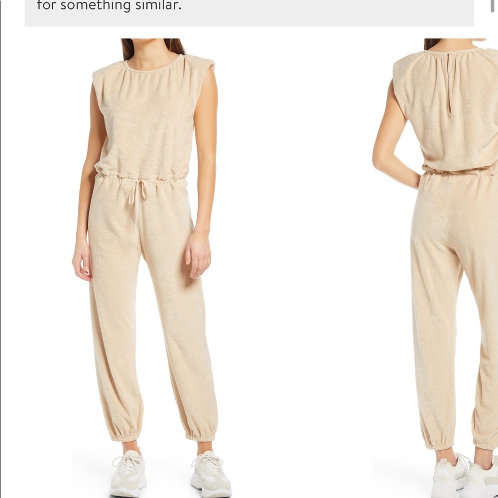 New terry cloth jumpsuit